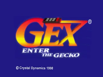 Gex 64 - Enter the Gecko (Europe) screen shot title